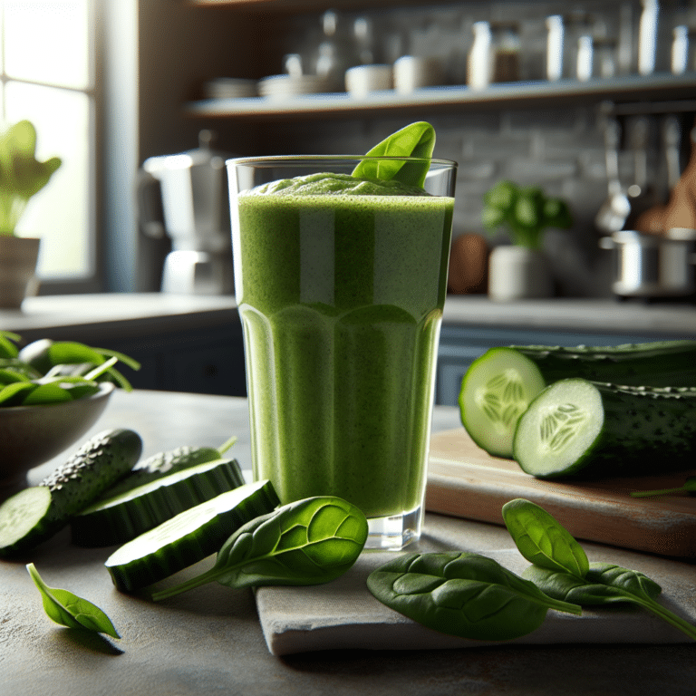  "Cucumber and Spinach Smoothie