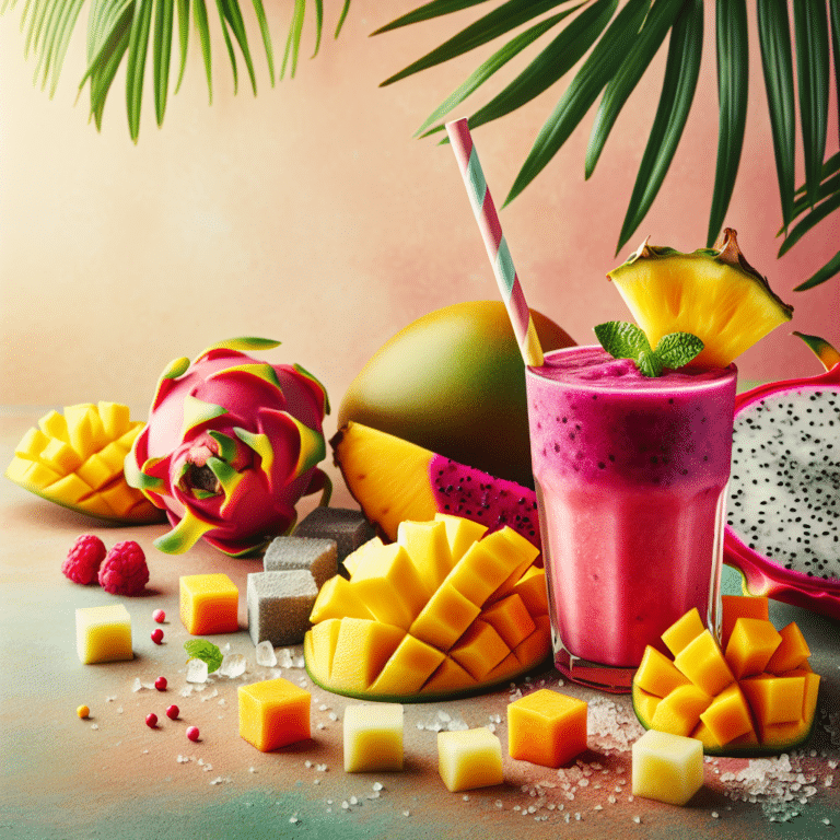 Tropical Fruit Smoothie for Beginners