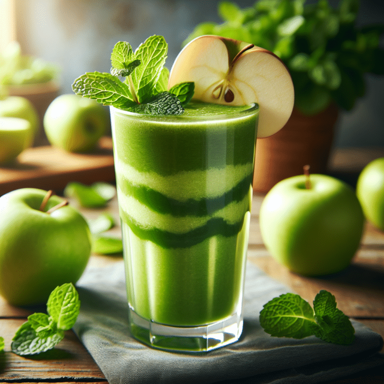  "Green Smoothie with Apple and Mint