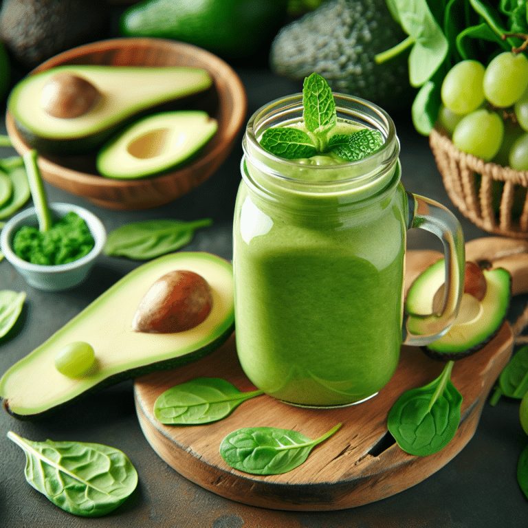Preparing Low-Calorie Green Smoothie: Your First Recipe