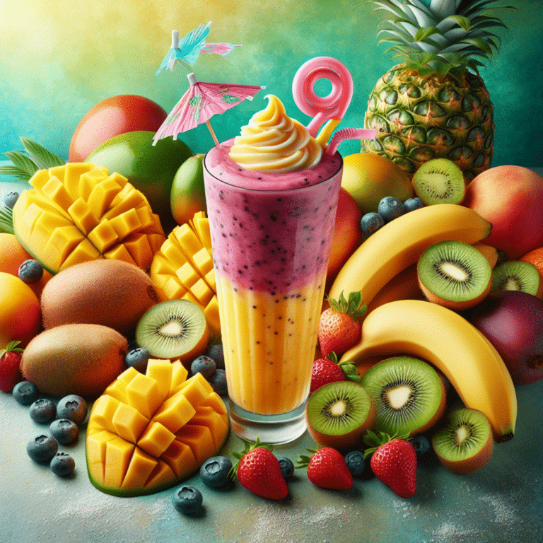 Tropical Fruit Smoothie for Beginners