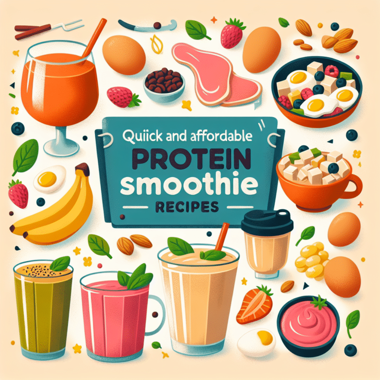 Quick and Affordable Protein Smoothie Recipes
