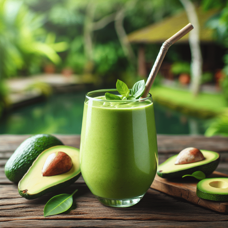 Easy Avocado Green Smoothie Recipe