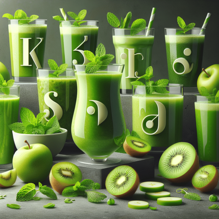 Healthy and Delicious Green Detox Smoothies for Beginners
