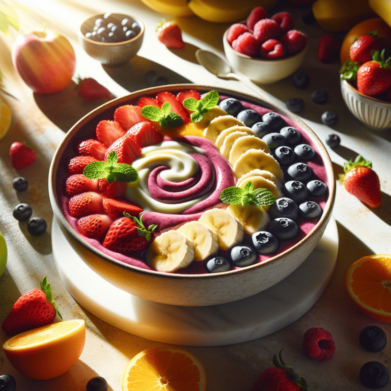 Quick Morning Fruit Smoothies